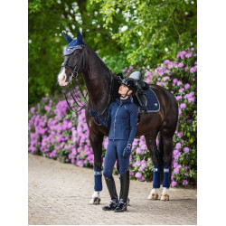 Tapis LeMieux Loire Classic Dressage Square Marine twilight Bleu Tapis LeMieux Loire Classic Dressage Square Marine twilight Bleu