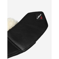 Cloches LeMieux Mouton et Simili-Cuir Noir Cloches LeMieux Mouton et Simili-Cuir Noir