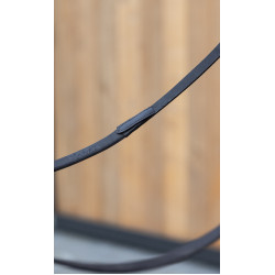 Rênes en caoutchouc Ultragrip LeMieux Kris Noir