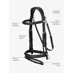 Bridon de travail LeMieux Marron