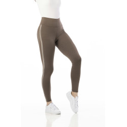 Pull-on Equithème Violette siliconen zitvlak Taupe Bruin