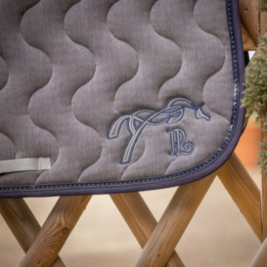 Tapis de selle Pénélope Classique Gris chiné