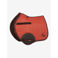 Tapis Mini LeMieux Suede Jump Square Sienna Rouge