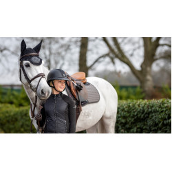 Tapis LeMieux Self-Cool Grip Euro Jump Gris