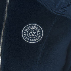 Damen-Fleecejacke Haisla Flags & Cup Marineblauw