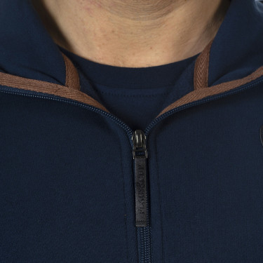 Sweat zippé homme Gambo Flags & Cup Bleu marine