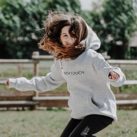 Hoodie Equithème Britney Kind Grijs Hoodie Equithème Britney Kind Grijs