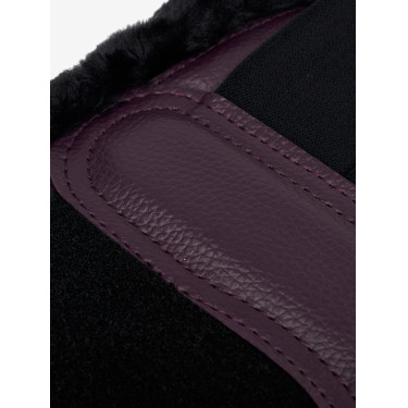 Guêtres Lemieux confort fourrure Figue Violet