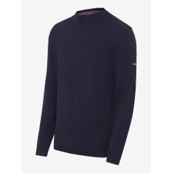 Pull col rond LeMieux homme Bleu marine