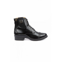 Boots Cuir lacets devant Jupiter femme B Vertigo Noir Boots Cuir lacets devant Jupiter femme B Vertigo Noir