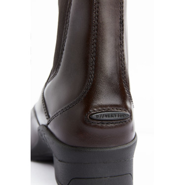 Boots Cuir fermeture éclair Saturn femme B Vertigo Marron foncé Boots Cuir fermeture éclair Saturn femme B Vertigo Marron foncé