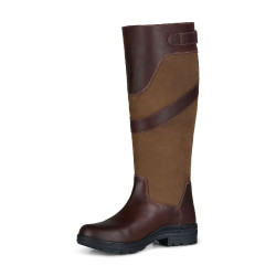 Bottes imperméable campagne femme Waterford Horze Marron foncé / marron foncé Bottes imperméable campagne femme Waterford Horze Marron foncé / marron foncé