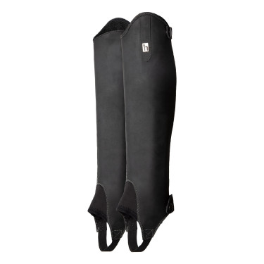 Leren mini-chaps voor tieners Ronda Horze Leren mini-chaps voor tieners Ronda Horze
