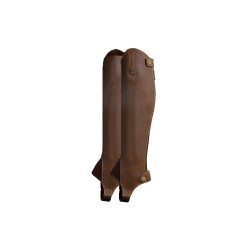 Leren mini-chaps voor tieners Ronda Horze Leren mini-chaps voor tieners Ronda Horze