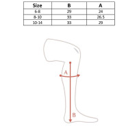 Synthetische mini-chaps voor tieners Billie Horze Zwart