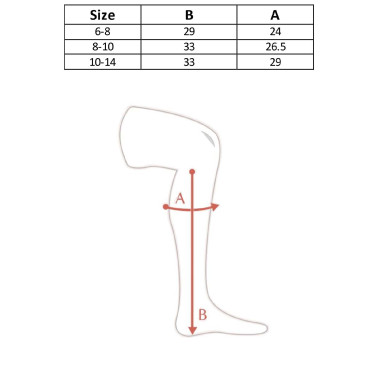 Mini-chaps synthétiques pour adolescents Billie Horze Noir