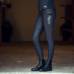 Rijlegging met riemlussen Gia dames B Vertigo Donker marineblauw Rijlegging met riemlussen Gia dames B Vertigo Donker marineblauw