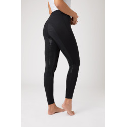 Collant d'équitation fond intégral avec silicone Madison femme Horze Noir Collant d'équitation fond intégral avec silicone Madison femme Horze Noir
