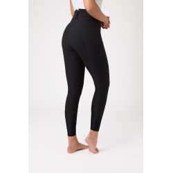 Léger pantalon à basanes cuir extensible Angelina femme Horze Noir Léger pantalon à basanes cuir extensible Angelina femme Horze Noir