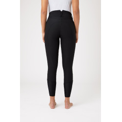 Léger pantalon à basanes cuir extensible Angelina femme Horze Noir Léger pantalon à basanes cuir extensible Angelina femme Horze Noir