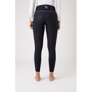 Paardrijbroek met hoge taille en volledig siliconen zitvlak Aubrey dames Horze Paardrijbroek met hoge taille en volledig siliconen zitvlak Aubrey dames Horze