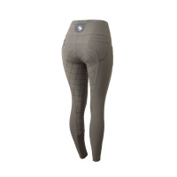 Broek met siliconen lederen zitvlak Désirée en hoge taille dames Horze Donkergrijs Castle Rock Broek met siliconen lederen zitvlak Désirée en hoge taille dames Horze Donkergrijs Castle Rock