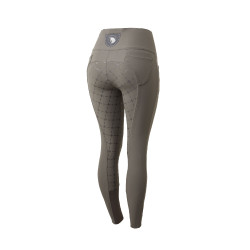 Pantalon à fond peau Désirée silicone et taille haute femme Horze Gris foncé Castle Rock
