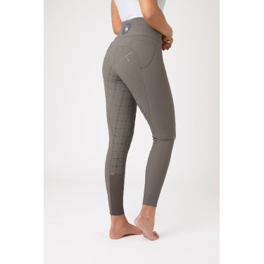 Pantalon à fond peau Désirée silicone et taille haute femme Horze Gris foncé Castle Rock