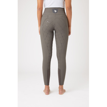 Pantalon à fond peau Désirée silicone et taille haute femme Horze Gris foncé Castle Rock