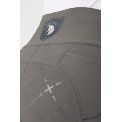Pantalon à fond peau Désirée silicone et taille haute femme Horze Gris foncé Castle Rock