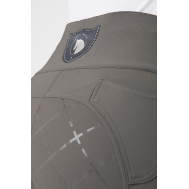Pantalon à fond peau Désirée silicone et taille haute femme Horze Gris foncé Castle Rock