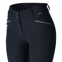 Pantalon d'équitation Fond intégral Silicone Amincissant Patricia femme B Vertigo Bleu marine foncé / blanc Pantalon d'équitation Fond intégral Silicone Amincissant Patricia femme B Vertigo Bleu marine foncé / blanc