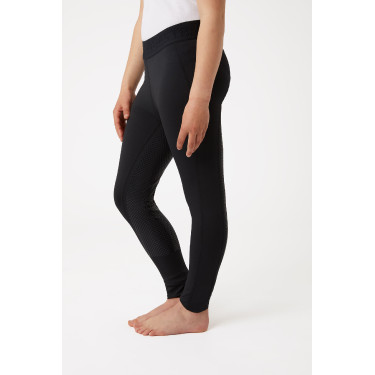 Collant d'équitation fond intégral avec silicone Madison enfant Horze Noir Collant d'équitation fond intégral avec silicone Madison enfant Horze Noir