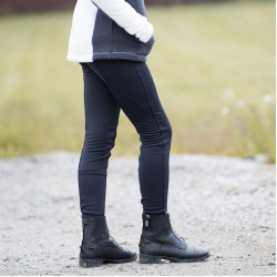 Winter paardrijlegging met siliconen zitvlak Active kind Horze Donker marineblauw Winter paardrijlegging met siliconen zitvlak Active kind Horze Donker marineblauw