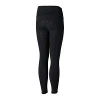 Leggings d'équitation de compression à fond intégral Gillian pour enfant Horze Noir