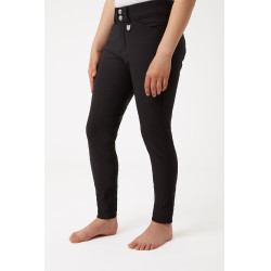 Pantalon d'équitation Grand Prix à fond intégral Silicone enfant Horze Noir
