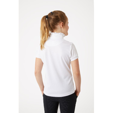 Wedstrijdshirt met korte mouwen en ruches Christel kind Horze Wedstrijdshirt met korte mouwen en ruches Christel kind Horze