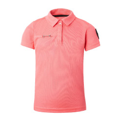 Polo fonctionnel à manches courtes Denise enfant Horze Rose