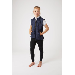 Veste matelassée classique  enfant Horze Bleu foncé peacoat