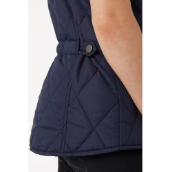 Veste matelassée classique  enfant Horze Bleu foncé peacoat