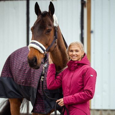 Dames winterjas Dana B Vertigo Bietenrood
