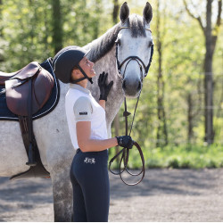 Rijbroek Meghan full grip siliconen dames B Vertigo Donker marineblauw