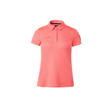 Functioneel poloshirt met korte mouwen Denise dames Horze Functioneel poloshirt met korte mouwen Denise dames Horze