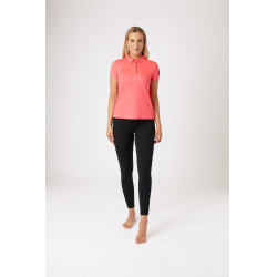Polo fonctionnel à manches courtes Denise femme Horze Rose Polo fonctionnel à manches courtes Denise femme Horze Rose