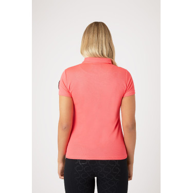 Functioneel poloshirt met korte mouwen Denise dames Horze Functioneel poloshirt met korte mouwen Denise dames Horze