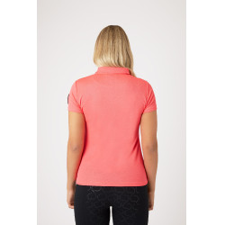 Polo fonctionnel à manches courtes Denise femme Horze Rose Polo fonctionnel à manches courtes Denise femme Horze Rose