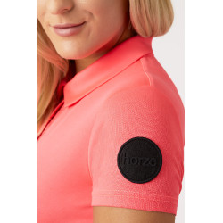 Polo fonctionnel à manches courtes Denise femme Horze Rose Polo fonctionnel à manches courtes Denise femme Horze Rose