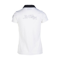 Polo de concours manches courtes Claudine femme B Vertigo Blanc / bleu marine Polo de concours manches courtes Claudine femme B Vertigo Blanc / bleu marine
