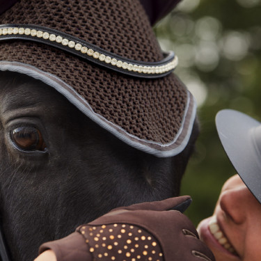 Vliegennetje Adepto Horze Donkerbruin