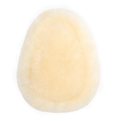 Pad voor borsttuig Harleigh van schapenvacht Horze Gebroken wit